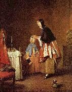 Jean Simeon Chardin Die Morgentoilette oil painting artist